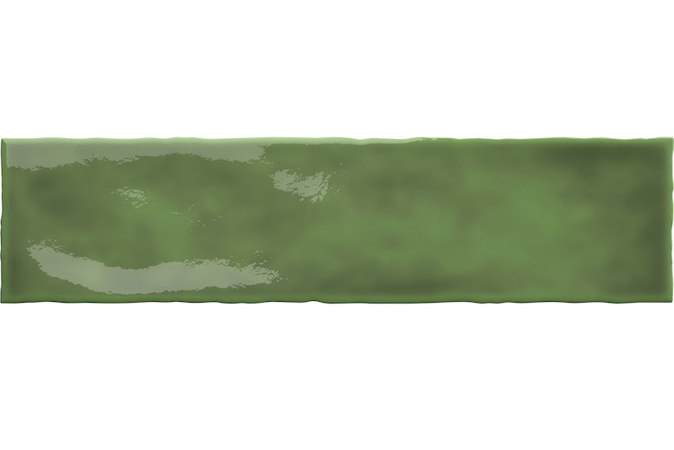 Wandfliese Fez in Grün Detailansicht